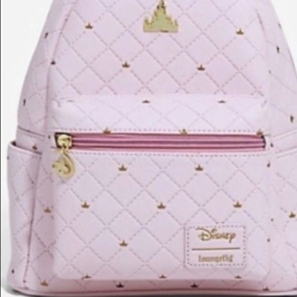 Loungefly Handbags - Disney Loungefly quilted castle mini backpack